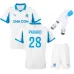 Marseille PAVARD 2025/26 Camiseta Local Infantil - Blanca