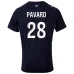 Marseille PAVARD 2025/26 Camiseta Visitante Infantil - Negra