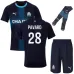 Marseille PAVARD 2025/26 Camiseta Visitante Infantil - Negra
