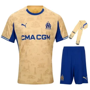 Set kit quarto bambini Marseille 2025/26 - Beige