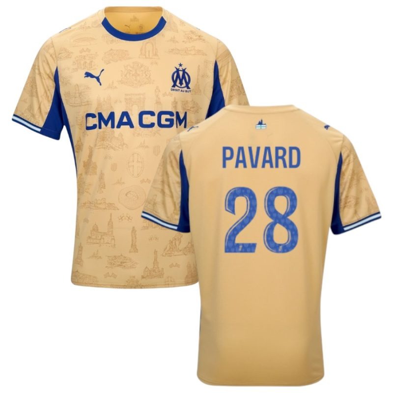 Maglia Marsiglia Quarta 25/26 PAVARD