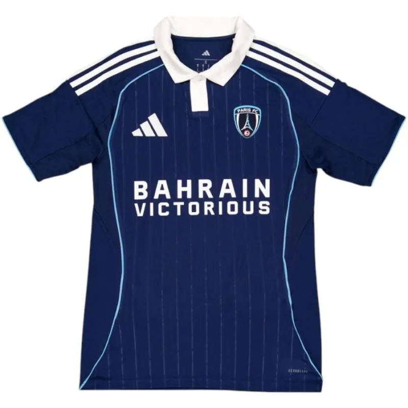 Paris FC 2025/26 conjunto camiseta local niño azul