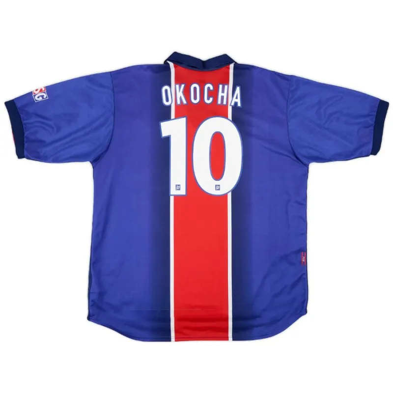 Paris Saint-Germain OKOCHA 1998/99 Maglia casalinga retrò - Blu/Rossa