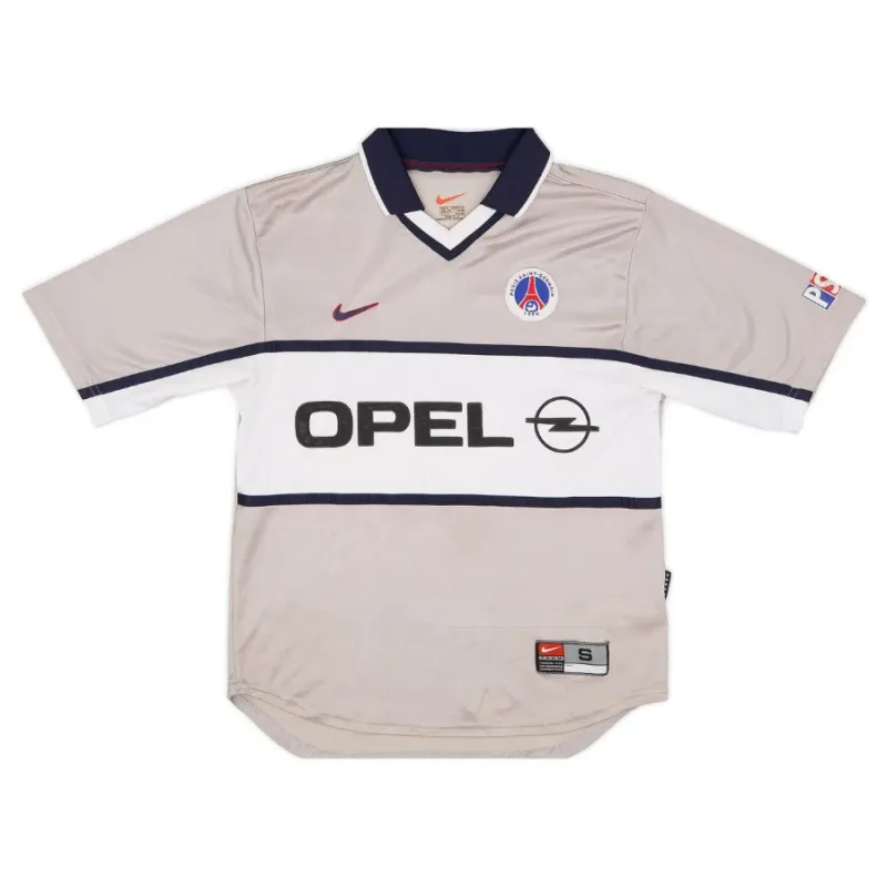 Paris Saint-Germain 1999/2000 Camiseta retro visitante - Gris
