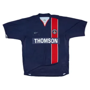 Paris Saint-Germain 2002/03 Retro-Heimtrikot - Blau/Rot