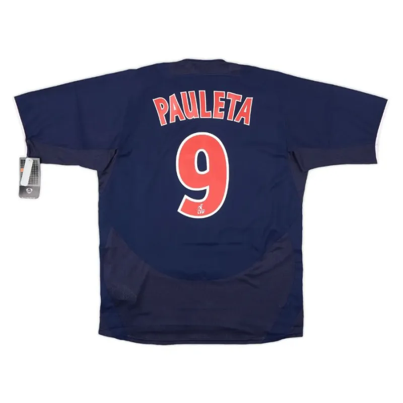 Paris Saint-Germain PAULETA 2003/04 Maglia casalinga retrò - Blu/Rossa