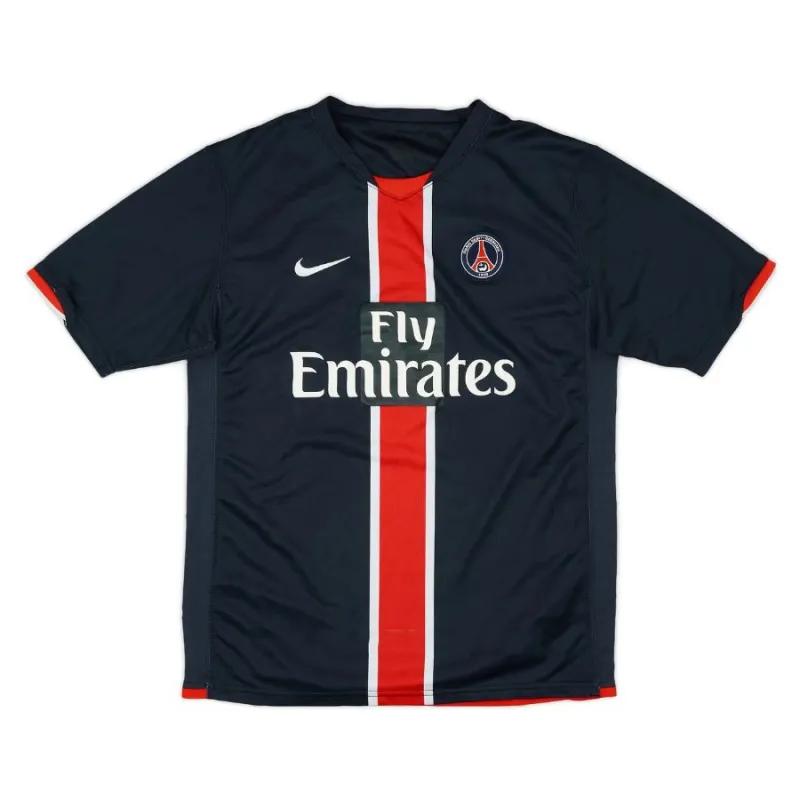 Paris Saint-Germain 2006/07 Camiseta retro local - Azul/Roja