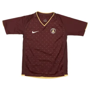Paris Saint-Germain 2006/07 Retro-Auswärtstrikot - Schokoladenfarbe