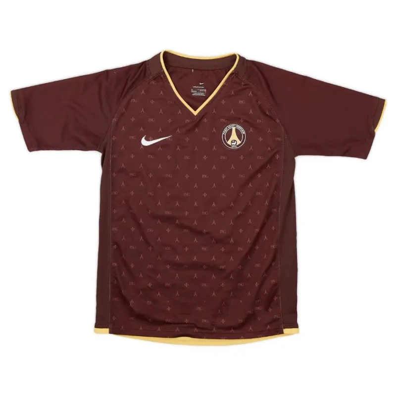 Paris Saint-Germain 2006/07 Camiseta Visitante Retro - Color Chocolate