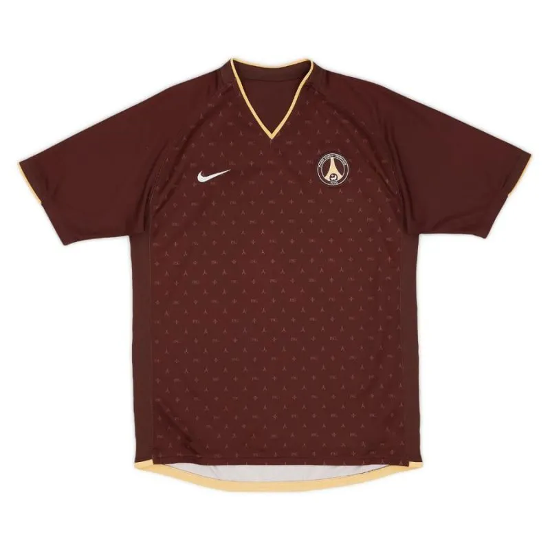 Paris Saint-Germain PAULETA 2006/07 Maglia Fuori Casa Retro - Marrone Cioccolato