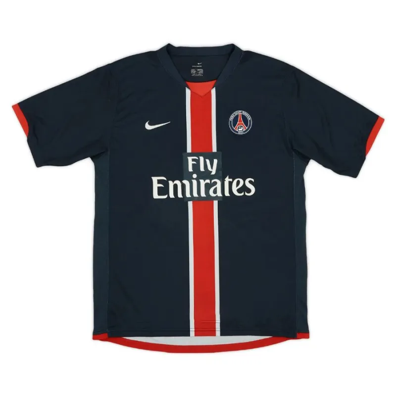 Paris Saint-Germain GALLARDO 2006/07 Maglia casalinga retrò - Blu/Rossa