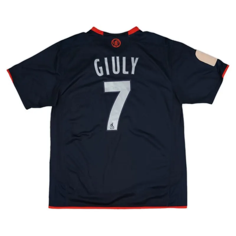 Paris Saint-Germain GIULY 2007/08 Maglia casalinga retrò - Blu/Rossa
