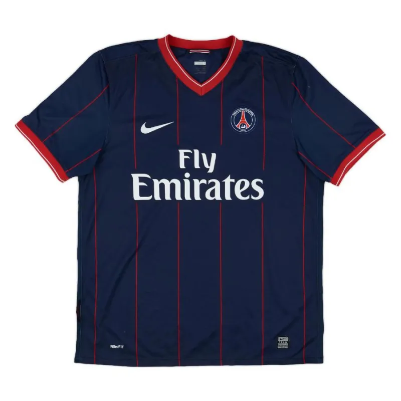 Paris Saint-Germain 2009/10 Camiseta retro local - Azul/Roja