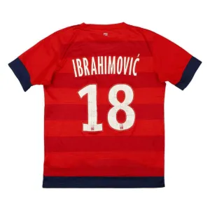 Paris Saint-Germain IBRAHIMOVIC 2012/13 Retro Away Jersey - Red