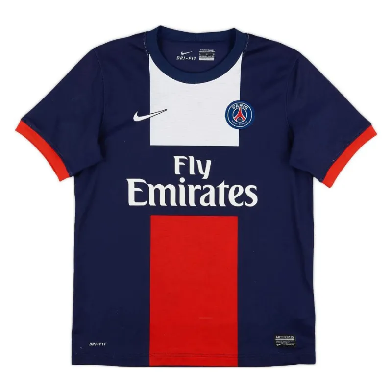 Paris Saint-Germain 2013/14 Camiseta retro local - Azul/Roja