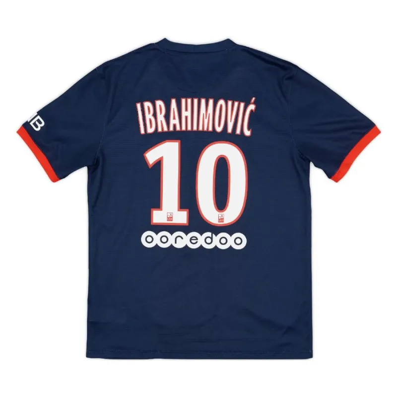 Paris Saint-Germain IBRAHIMOVIC 2013/14 Maglia casalinga retrò - Blu/Rossa