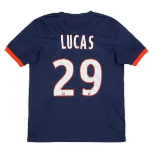Paris Saint-Germain LUCAS 2013/14 Retro Home Jersey - Blue/Red