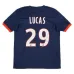 Paris Saint-Germain LUCAS 2013/14 Maglia casalinga retrò - Blu/Rossa