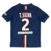 Paris Saint-Germain T.SILVA 2014/15 Maglia casalinga retrò - Blu