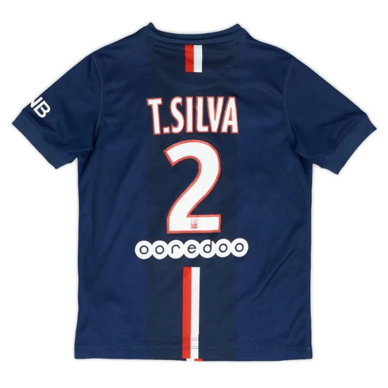 Paris Saint-Germain T.SILVA 2014/15 Maglia casalinga retrò - Blu