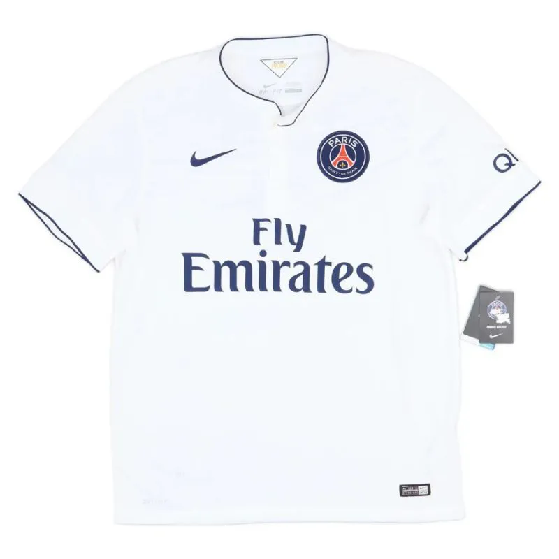 Paris Saint-Germain CAVANI 2014/15 Camiseta retro visitante - Blanca