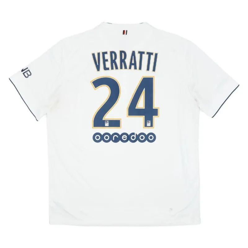 Paris Saint-Germain VERRATTI 2014/15 Maglia da trasferta retrò - Bianca