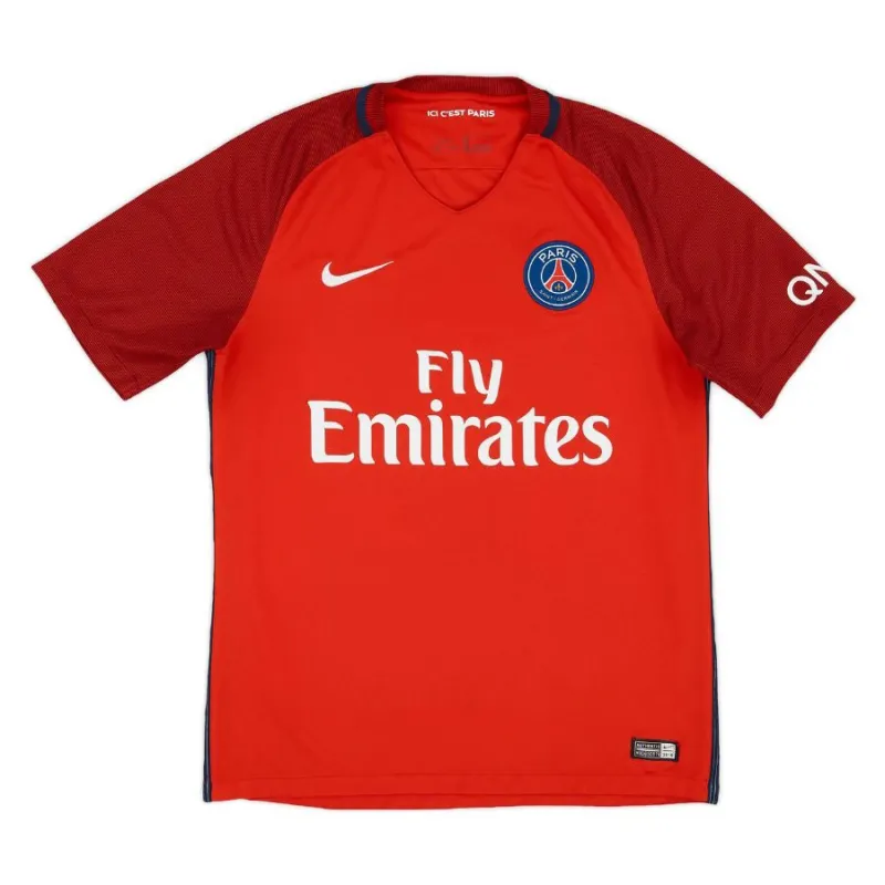 Paris Saint-Germain 2016/17 Camiseta retro visitante - Roja