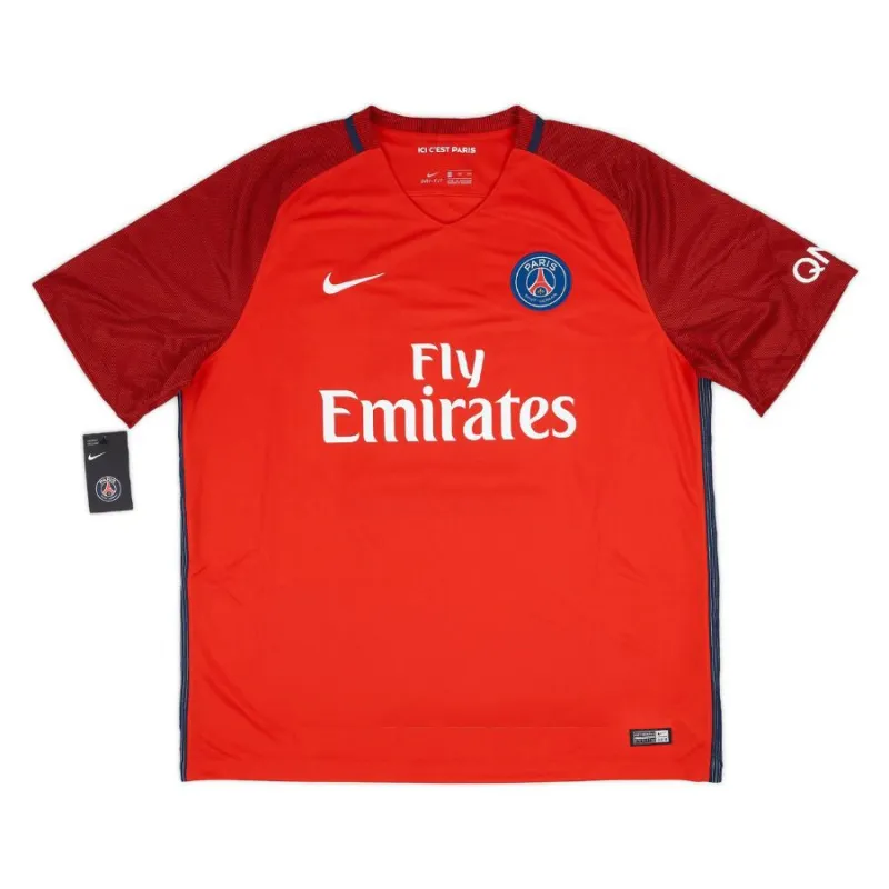 Paris Saint-Germain DI MARIA 2016/17 Camiseta retro visitante - Roja