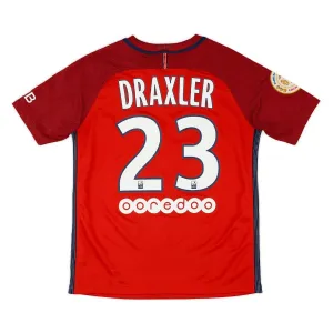 Paris Saint-Germain DRAXLER 2016/17 Retro Away Jersey - Red