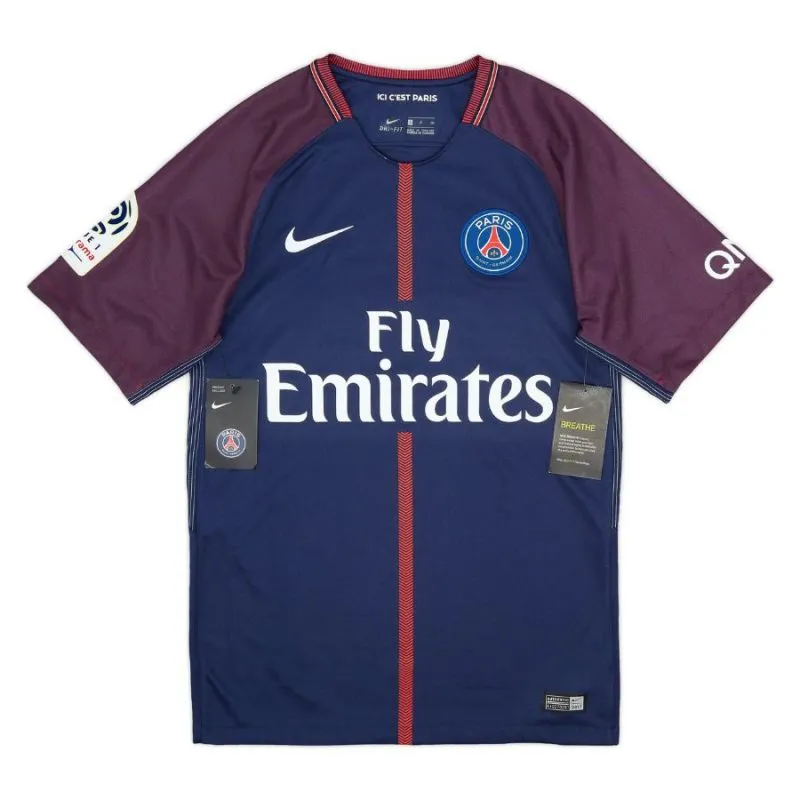 Paris Saint-Germain DI MARIA 2017/18 Camiseta retro local - Azul