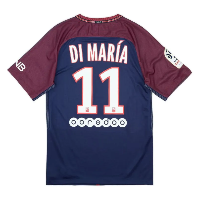 Paris Saint-Germain DI MARIA 2017/18 Camiseta retro local - Azul
