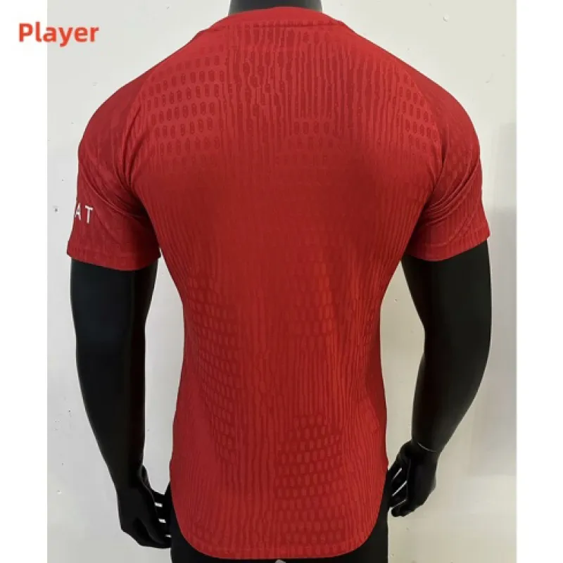 Camiseta de la versión jugador de Paris Saint-Germain 2024/25 - Roja