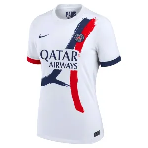 Weibliches Auswärtsspiel-Kit von Paris Saint-Germain 2024/25 - Weiß