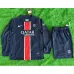 Maglia a maniche lunghe e pantaloncini per bambini di Paris Saint-Germain 2024/25 Casa - Blu