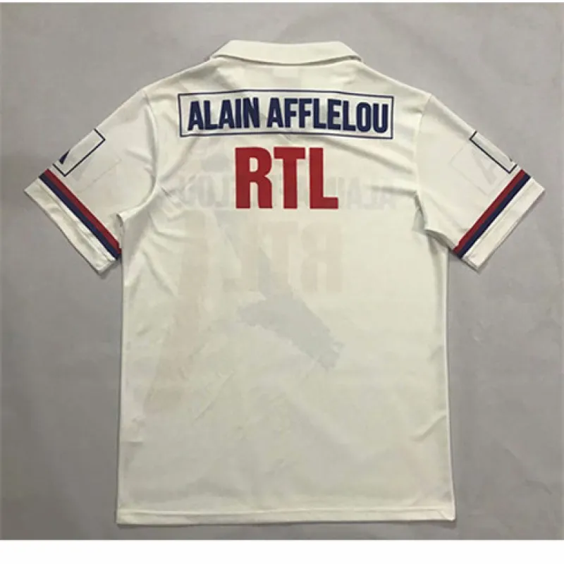 Camiseta retro de Paris Saint - Germain 1990 - 92 Partido en Casa - Blanco