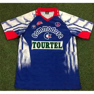 Paris Saint - Germain Retro Trikot 1992/93 Heimspiel - Blau