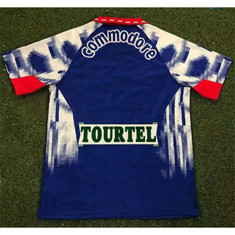 Camiseta retro de Paris Saint - Germain 1992/93 Partido en Casa - Azul