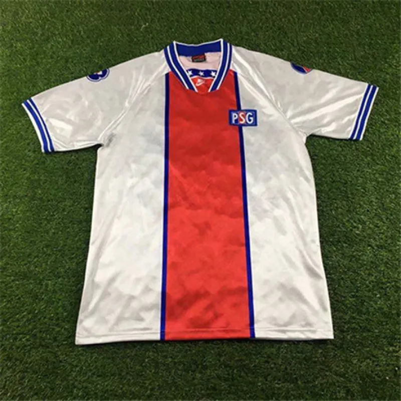 Camiseta retro de Paris Saint - Germain 1994/95 Partido de Fuera - Blanco