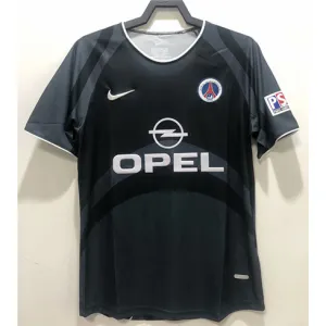 Paris Saint - Germain Retro Drittes Trikot 2001 - Schwarz