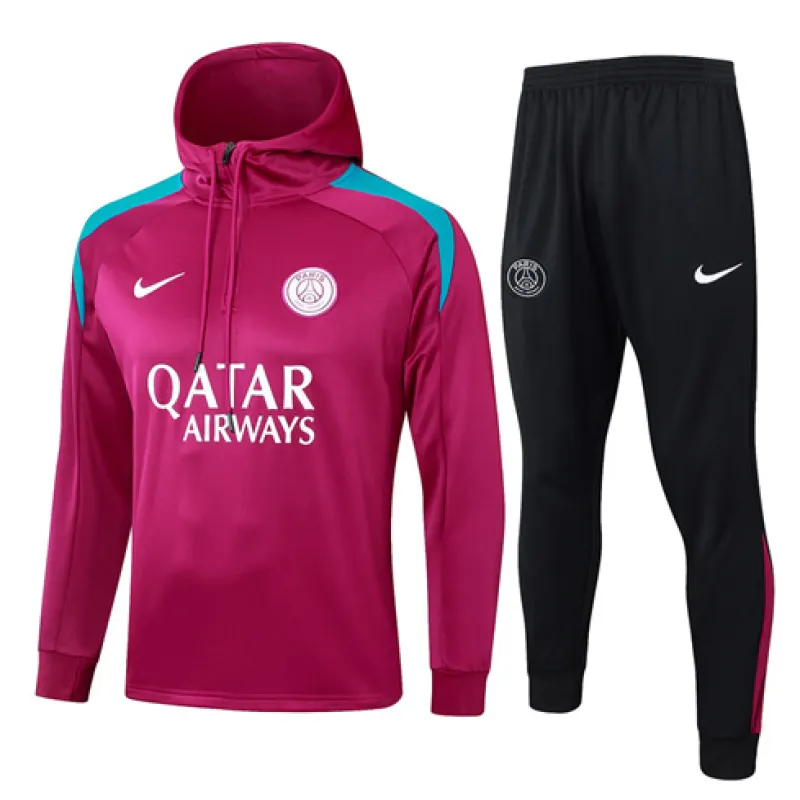 Ropa deportiva de sudadera con capucha de Paris Saint - Germain 2024/25 - Rojo