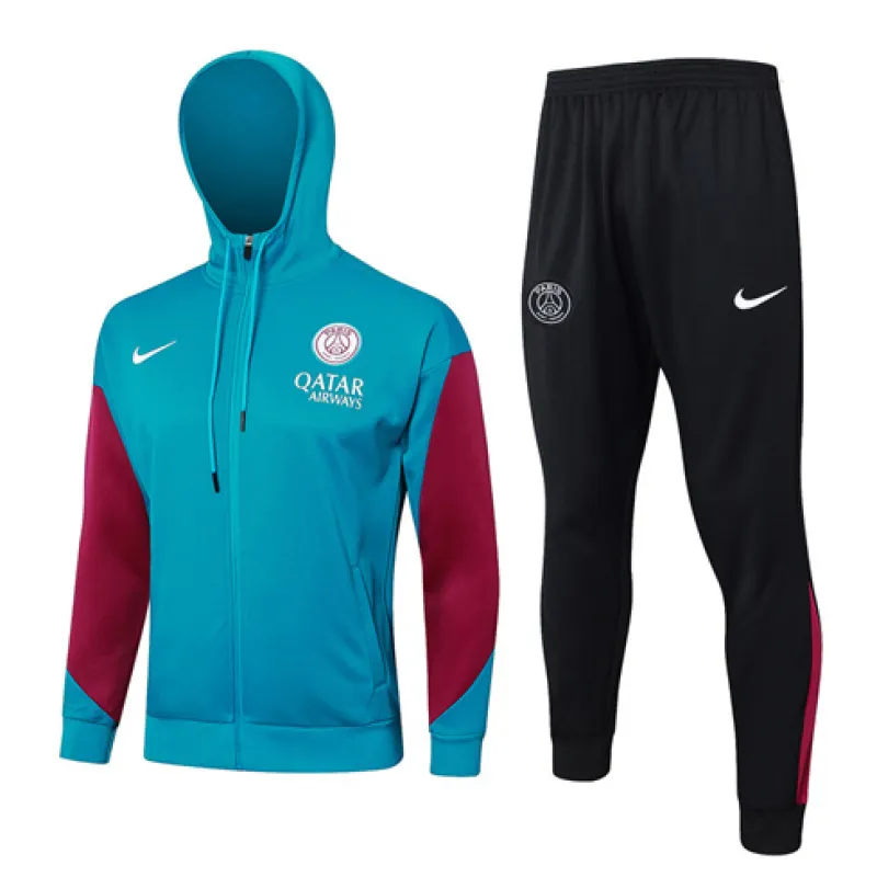 Paris Saint - Germain Kapuzen Sportjacke 2024/25 - Blau
