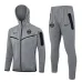 Veste de sport à capuche de Paris Saint - Germain 2024/25 - Gris