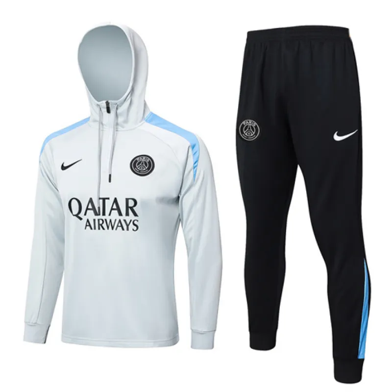 Ropa deportiva con capucha de Paris Saint - Germain 2024/25 - Gris claro