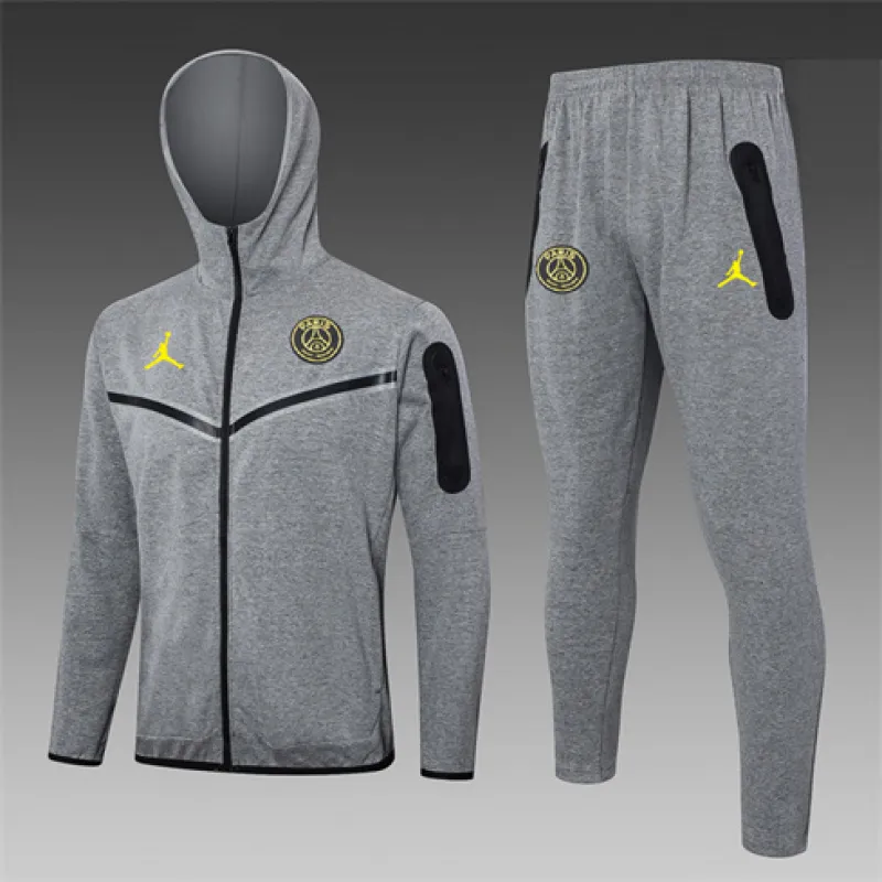 Veste de sport à capuche de Paris Saint - Germain 2024/25 - Gris