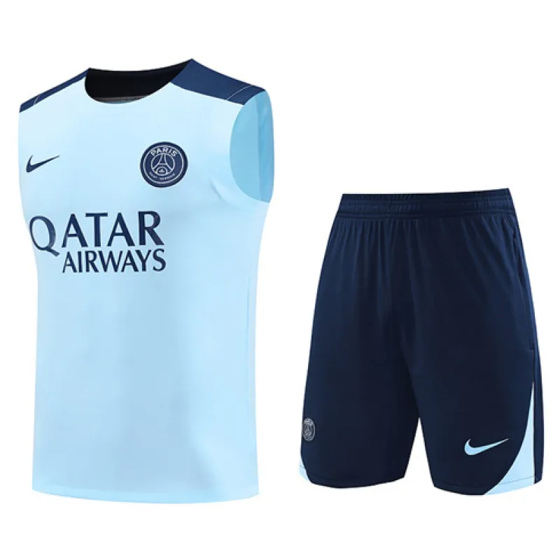 Paris Saint-Germain Shorts- und Weste-Set 2024/25 - Blau