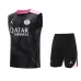 Paris Saint-Germain Shorts- und Weste-Set 2024/25 - Schwarz