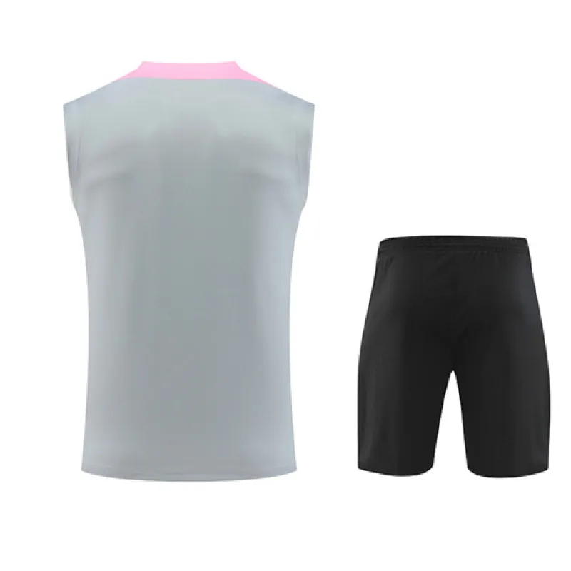 Paris Saint-Germain shorts and vest set 2024/25 - Grey