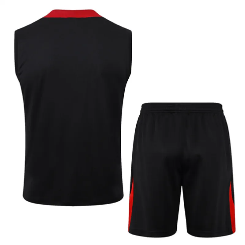 Paris Saint-Germain Shorts- und Weste-Set 2024/25 - Schwarz
