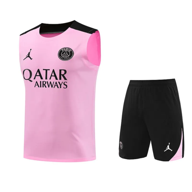 Paris Saint-Germain Shorts- und Weste-Set 2024/25 - Rosa