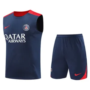 Paris Saint-Germain shorts and vest set 2024/25 - Blue